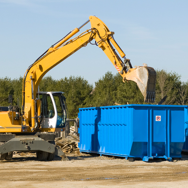 can i choose the location where the residential dumpster will be placed in Afton Minnesota